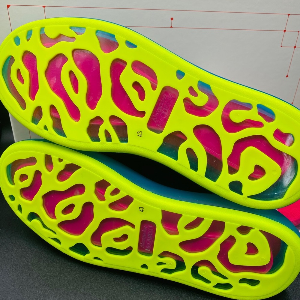 Alexander McQueen Men’s Oversized Sneakers Size 10 NWB AUTHENTIC - Picture 9 of 9